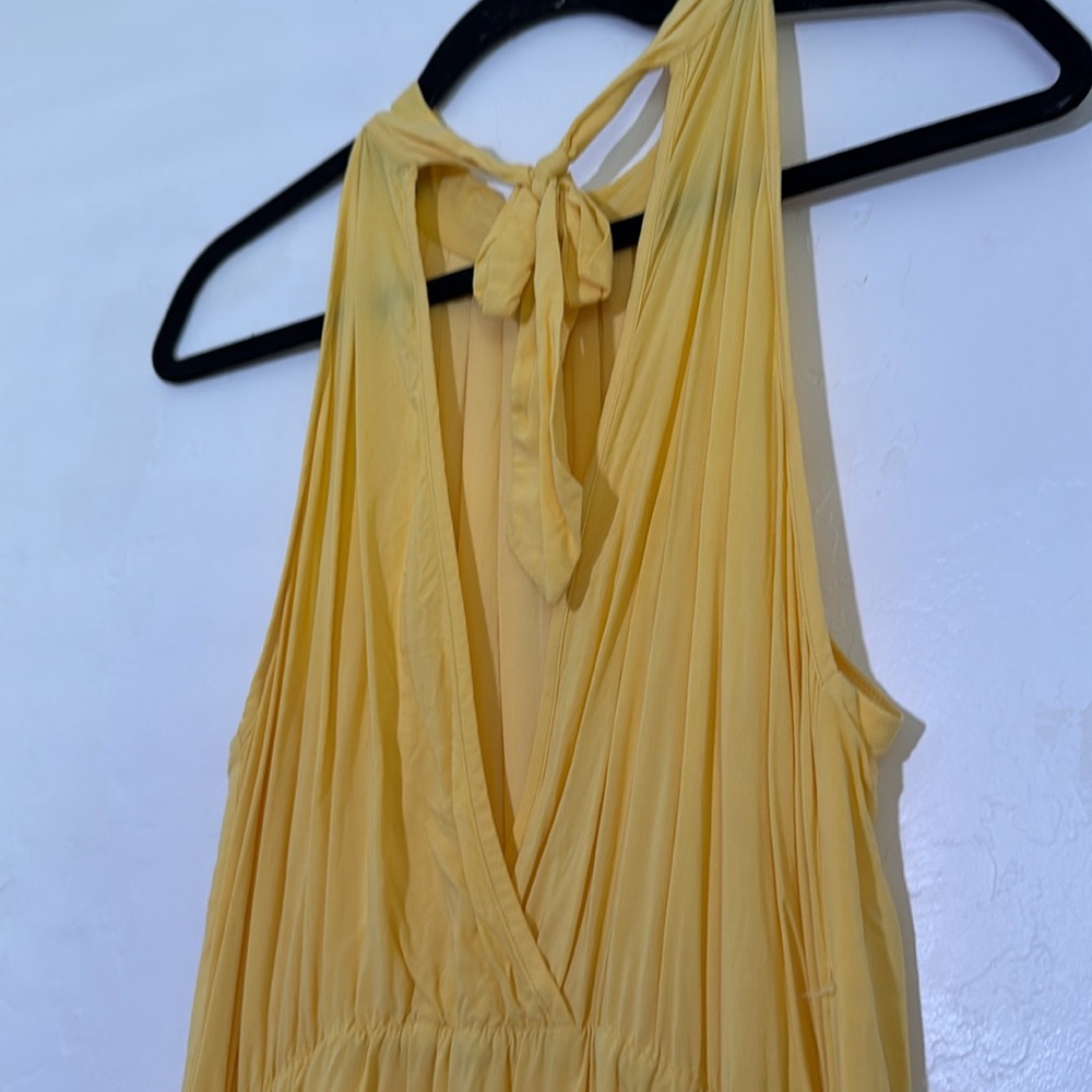 Chic Yellow Backless Dress - Picture 4 of 4